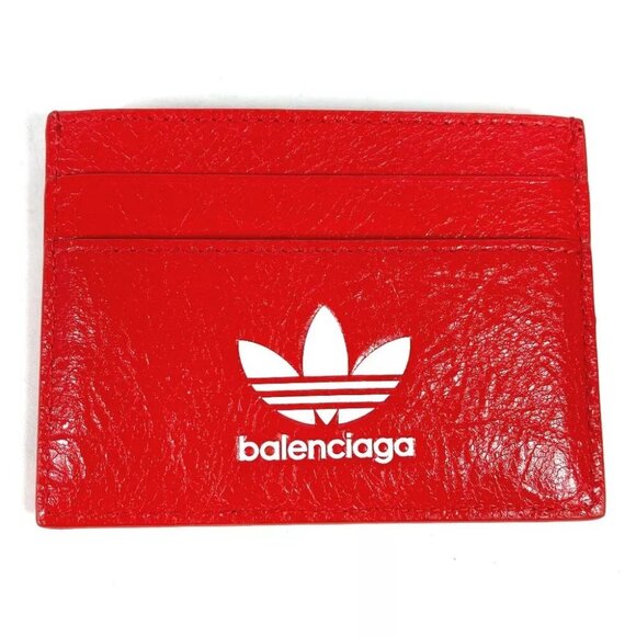 BALENCIAGA 721895 Adidas collaboration Business Card Holder Card Case - Picture 3 of 12